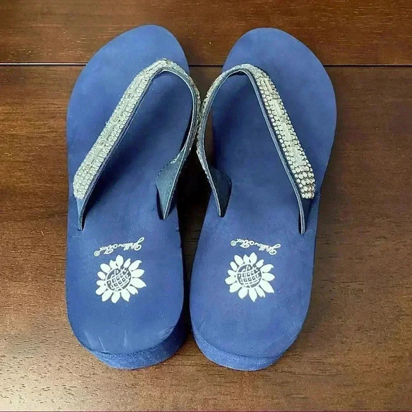 Yellow Box Platform Wedge Sandals - Picture 6 of 10